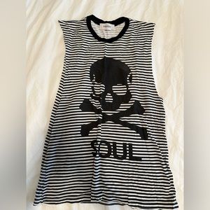 SoulCycle muscle tee.